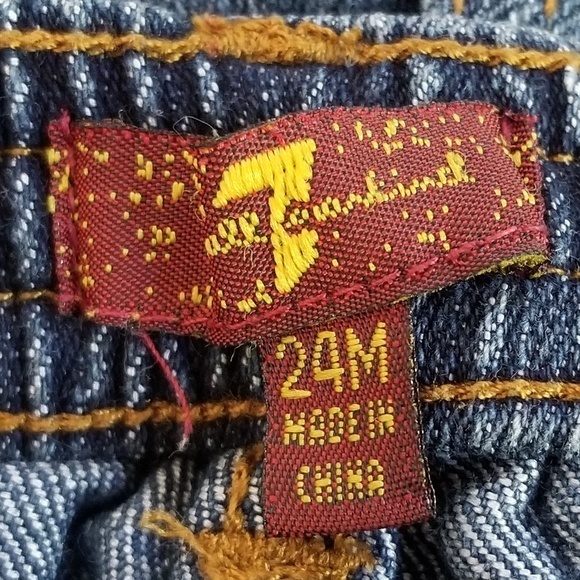 7 For All Mankind Infant Jogger Jeans Sz. 24M - Picture 6 of 7